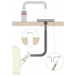 Quooker 滴水盤 (適用於無鋅盤安裝)